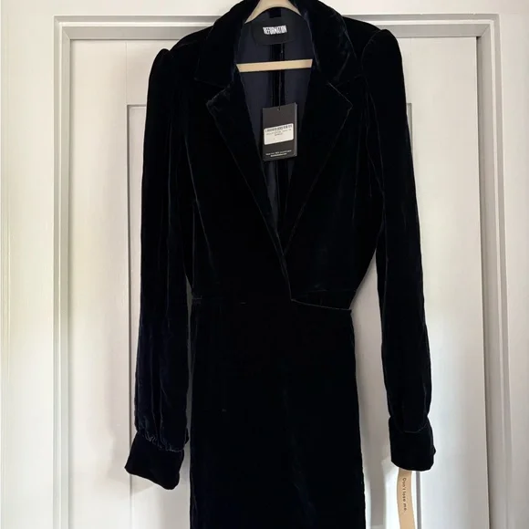 Reformation Lindey NAVY - Picture 4 of 5